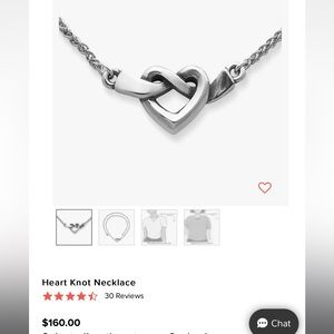 James Avery Know Heart necklace